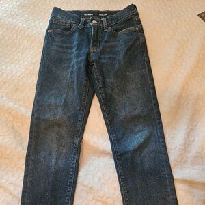 Old Navy Jeans Kids Size 8 Reg Blue Straigth Adjustable Waist